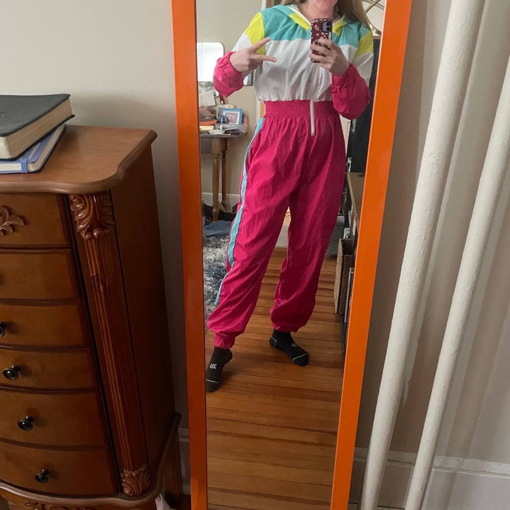 Colorful Women's Jumpsuit / 80s party